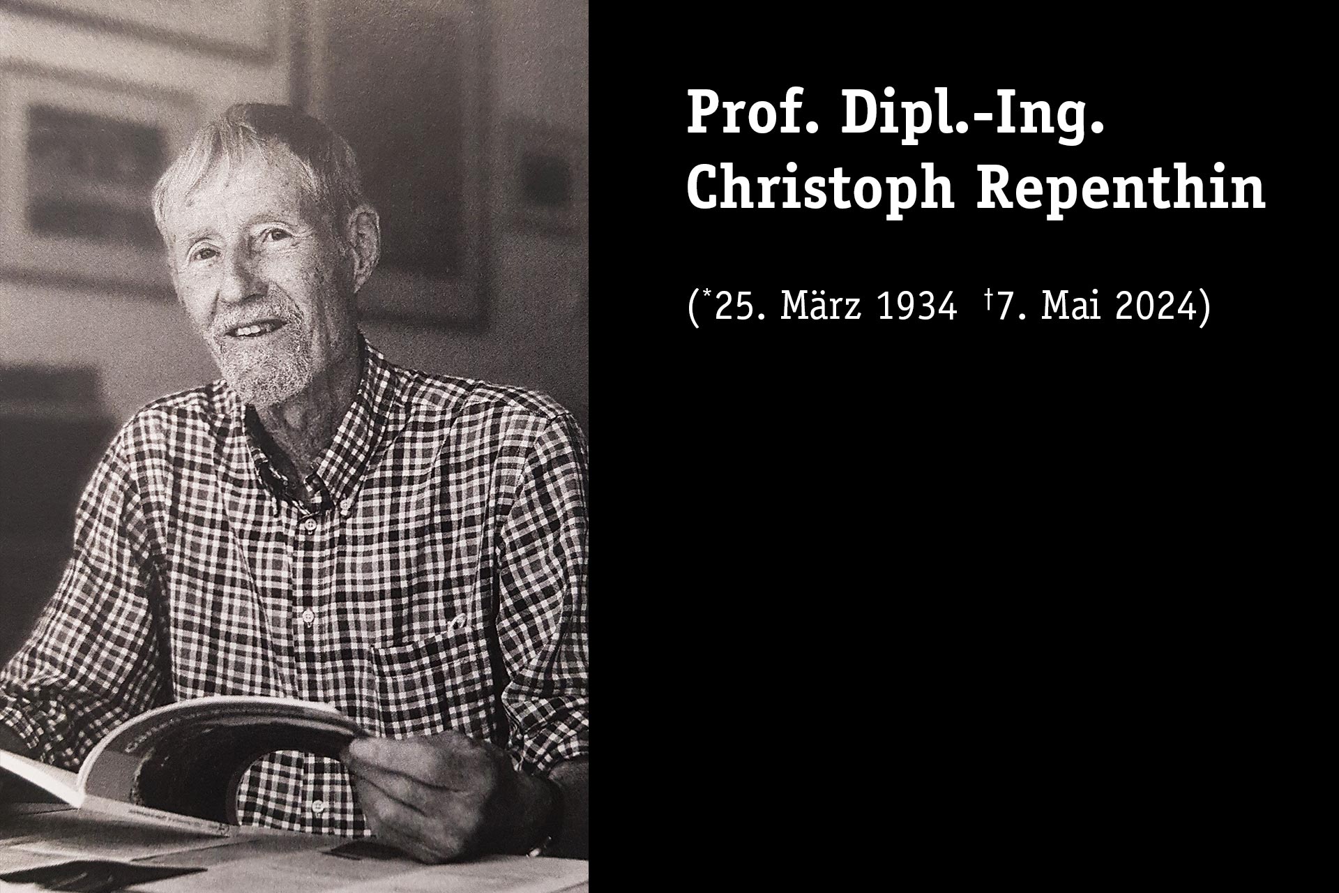 Ehrenmitglied Prof. Christoph Repenthin